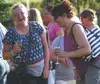 Revelers take part in the first Palmer Wine Walk Friday evening. Matt Hickman/ Frontiersman
