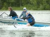 Mariah Godes gets up on her water skis during the 2010 Challenge
Alaska Summer Splash Annual Water Sports Symposium for Alaskans
with Disabilities Saturday afternoon on Finger Lake. Participa