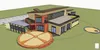 This architectural rendering shows the exterior of the planned Life House clinic, gathering place, and wellness center scheduled to begin construction in April. Officials with the Chickaloon 