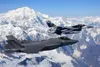 An F-35A Lightning II, assigned to the 388th Fighter Wing at Hill Air Force Base in Utah, and an F-16 Fighting Falcon, assigned to the 18th Aggressor Squadron at Eielson Air Force Base in Ala