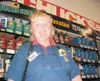 Beverly Taggart is manager of Schuck's Auto Supply in Palmer,
where she's known as the "Parts Babe." The shop did nearly $1
million in sales last year. Photo by STEVE KADEL/Frontiersman.