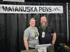 Jamie and David Nelson pose for a photo at their booth at Arctic Comic Con. Jacob Mann/Frontiersman