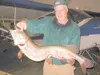Anchorage’s Peter Aftreth poses with his 41-inch northern pike
caught earlier this winter while spear fishing with Arrowhead
Outfitters. Aftreth tied Eagle River’s Dan Markgraf for the longes