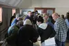 Dozens immediately flooded Department of Transportation staff and began asking questions about what, when, and where local motorists could expect delays. Tim Rockey/Frontiersman
