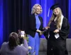 Sabrina Cannon receives her diploma from Burchell class advisor Kelley Geagel during the school's commencement ceremony. Jeremiah Bartz/Frontiersman