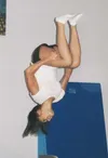 J.J. HARRIER/ Frontiersman Soleita Chey, 16, performs a tubbling
back flip at MPT Gym in Wasilla. MPT has 13 classes in gymnastics,
cheerleading, tumbling and dance training. Amy Moore, owner