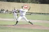 Mat-Su lefthander Mark Anderson fires a pitch during a 5-0 win
over the Anchorage Bucs on Friday. Anderson threw a complete game
shutout. (JEREMIAH BARTZ/Frontiersman)