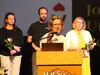 No More Mat-Su adult advisor and Mat-Su Rock the Resilience event coordinator Janel Gagnon speaks inside the Glenn Massay Theater. Jacob Mann/Frontiersman