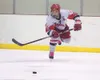 ROBERT DEBERRY/Frontiersman Wasilla senior Nico Ransom-Cederholm
moves the puck up the ice during a win over Colony last week. The
Warriors enter the North Star Conference Championships as th