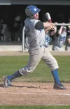 Former Palmer High baseball standout takes a swing at a pitch
during a Moose baseball game in 2011. Rockey was a team captain and
earned first-team All-Conference honors as a senior. The 2011