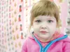 ROBERT DeBERRY/Frontiersman Caitlin Racenet, 3, has Tuberous
Sclerosis Complex. Her family hopes to raise enough money to get a
service dog that would alert them when she’s having a seizure,

