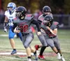 Houston's Noah Whitted runs for a gain during a win over Kodiak. Bruce Eggleston/matsusports.net