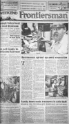 Front page of the Dec. 4, 1987, Mat-Su Valley Frontiersman. Robert DeBerry