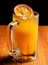 Bourbon maple fizz