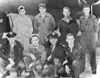 The crew of the KB-29 tanker, killed Dec. 26 1956 in a crash on
Bald Mountain Ridge. Kneeling from left: 1st Lt. Thomas H. Patton,
commander; 1st Lt. Luther G. Lamm, radar observer; 1st Lt. L