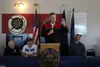 Governor Mike Dunleavy speaks at the bill signing of SB 40 in Wasilla on Saturday. Tim Rockey / Frontiersman