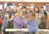 ROBERT DeBERRY/Frontiersman Parents and students wait in line
during the Matanuska-Susitna Borough School District'€™s mass
vaccination clinic Saturday at Colony High School.
