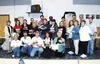 Twenty-three packages of videos and booklets, each worth $200,
were donated by various area businesses and service organizations.
The donations were accepted by area public schools and local
