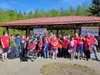 Participants pose for a photo during the 2022 Law Enforcement Torch Run in downtown Wasilla. Courtesy photo.