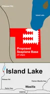 Island Lake Frontiersman graphic