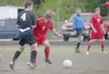 JEREMIAH BARTZ/Frontiersman Wasilla senior Aaron Sharrow, right,
and Colony junior Jesse Rouse collide during a 2-2 tie on
Saturday.