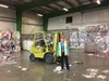 Mollie Boyer, the Executive Director of Valley Community Recycling Solutions, poses for a photo at the recycling center. Photo by Sean Maguire