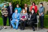 Left to right, back row:  Ashley Ring, Hospital Development Program Manager, Dave Wallace, Mat-Su Regional CEO, Kurstin Svobota, Director of Emergency Department, Shari Geise, Chief Nursing O