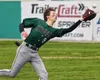 Colony's Koen Leaders reaches to make a catch during a win over Chugiak in the Division I state quarterfinals Thursday in Anchorage. Courtesy of Bryan Boyett