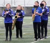 Palmer High School's marching band performs as a team. Jacob Mann/Frontiersman