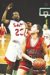 Brittany Kroon averaged 17 points, 10 rebounds and 4 blocks per
game, was named the Region III player of the year, led her team to
a second-place finish in the state tournament and survived a