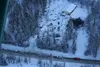 An aerial view taken by Jim Stocker shows a fatal fire in Butte on Sunday.