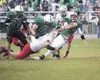 Wasilla Warrior Tyler Anderson takes down Colony's Ryan Ertz
during the Warrior's win over Colony. (ROBERT
DeBERRY/Frontiersman) Robert DeBerry