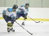 ROBERT DeBERRY/Frontiersman Former Wasilla High School standout
Matt Friese, left, has been looking to hit his stride on the
juniors level with the Alaska Avalanche. He took a big step
Saturd
