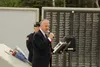 U.S. Sen. Dan Sullivan spoke during the 2021 Memorial Day ceremony at the Veterans Wall of Honor in Wasilla. Frontiersman file photo