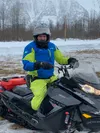 Israel Hale lost both of his legs in an accident, but that does not keep him off his snowmachine.