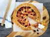 Apple Galette with Candied Cranberry Topping by Royal Fig.