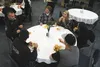 Students from Burchell High School in Wasilla shared an informal lunch with various EMS personnel from across The Valley Tuesday. The school’s leadership class sponsored the event. Included w