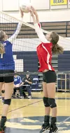 Palmer’s Cali Clark tries to push the ball past Wasilla during a 3-0 win over the Warriors Tuesday. JEREMIAH BARTZ/Frontiersman