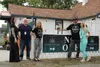 Connoisseur Lounge budtenders Kaitlyn Harris, John Carpenter, General Manager Katie Thomas and Co-Owners Matt Chambers and Trisha Torborg Tim Rockey / Frontiersman