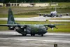 A Japan Air Self-Defense Force C-130 takes off from Joint Base Elmendorf-Richardson to King Salmon, Alaska during Exercise Red Flag-Alaska 25-2, June 9. Red Flag-Alaska serves as an ideal pla