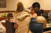 Laurie Welsh, left, embraces Leanna Manglona after a
pre-indictment hearing Friday morning for Eugene Gordon Jr., who is
accused of slaying Leanna's father, Jesse Manglona, early Tuesday.
JOH