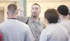 ROBERT DeBERRY/Frontiersman file photo Hans Deemer works with
Arctic Predators hopefuls during tryouts last month. The team’s
first game is March 28 against the Yakima Valley Warriors at the
