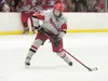 Wasilla junior defenseman Andrew Cooley takes a shot on goal during the Warriors game against the East High School Thunderbirds at the Brett Memorial Ice Arena in Wasilla Nov. 1 2012. ROBERT 