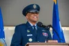 Maxwell AFB, Ala. – Enlisted Airmen of Air Education and Training Command induct Gen. Anthony Cotton, Commander, U.S. Air Force Global Strike Command and Commander, Air Forces Strategic-Air, 