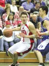 Wasilla senior Jesse Bean, left, works his way around Palmer
junior T.J. Fullmer during a Warrior win over the Moose at the end
of the regular season. After helping lead his team to a state
t