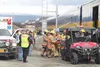 Last week’s mock disaster could have passed for the real thing. Alaska Railroad and Mat-Su Borough officials collaborated to conduct a two-day training session north of Big Lake. CHRIS FORD/F