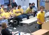 During a joint meeting of the Matanuska Susitna Borough School District school board (MSBSD) and the MSB Assembly, high school students again donned yellow t-shirts in support of the Student 