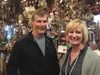 Dennis Johnson, owner of Picture This and Jitters, with Michelle Haynes, new owner of Picture This, inside their gift shop decked out with the Christmas spirit. EUGENE HARNETT/For the Frontie