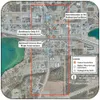 This overview shows the area affected by the proposed Wasilla Main Street Project. It points out problem areas and locations where traffic controls are projected to fail by 2035. Courtesy Ala