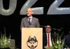 Redington Junior/Senior High School principal Tom Lytle addresses the crowd. Jacob Mann/Frontiersman